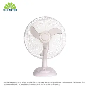 16Inc Desk Fan 3 Leaf Pp Banana Blade