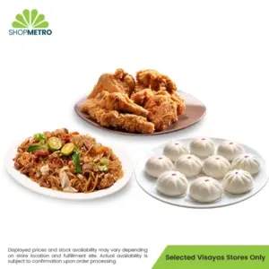 Food Avenue Sulit Bundle 3 (BAM-I Medium, Battered Chicken 10pcs, Baked Siopao 12pcs)