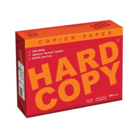 Copy Paper 70Gsm Sub 20 A4 Hard Copy (5'S) - Ream