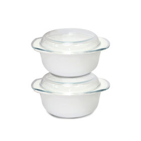 Omega Casserole Opal With Glass Lid In Gift Box 1L - Avent