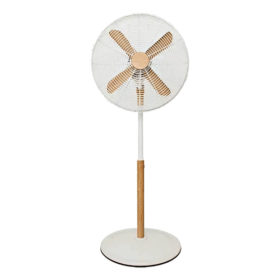 Asahi Stand Fan 16 Inches Wooden Design