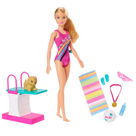 Barbie Dream House Adventures Sports Barbie Swimmer Playset