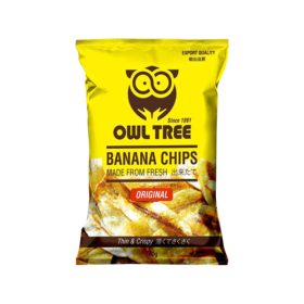 Owl Tree Banana Chips Original 60G