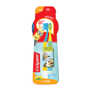 Colgate Minions Junior Toothbrush (2-5 Years Old) Twinpack