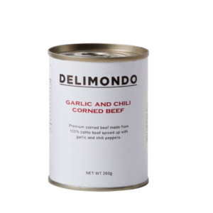 Delimondo Garlic And Chili Corned Beef 260G