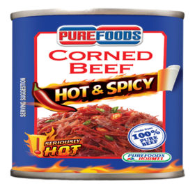 Purefoods Corned Beef Hot & Spicy 150G