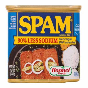 Spam Luncheon Meat 25% Less Sodium 12Oz