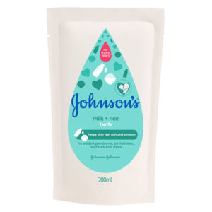Johnson'S Baby Bath Milk+Rice Refill 200Ml