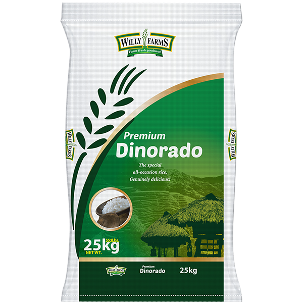 Willy Farms Premium Dinorado Rice 25Kg