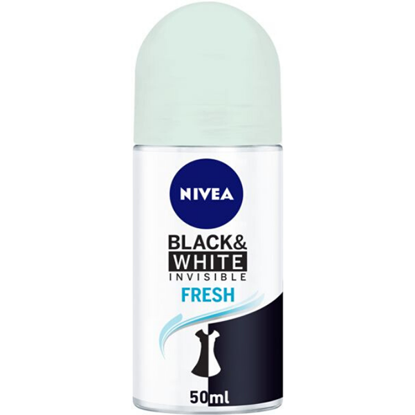 Nivea Invisible Deodorant Black And White Fresh Roll On 50Ml