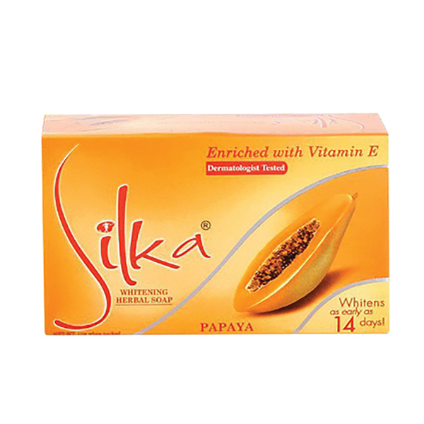 Silka Papaya Whitening Soap 90G