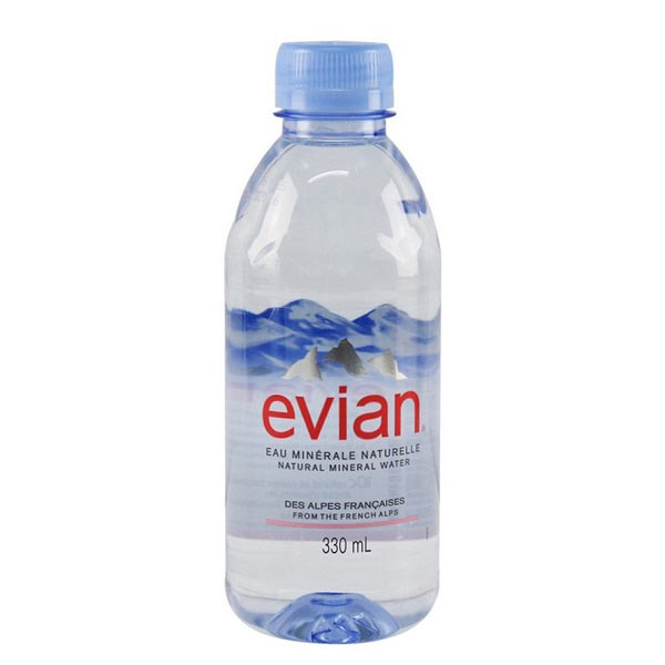 Evian Natural Spring Water 330Ml