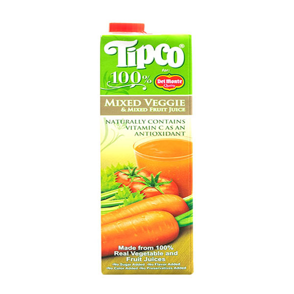 Tipco Del Monte Mixed Veggies And Fruit Juice 1L