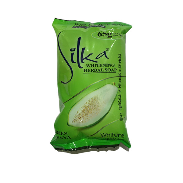 Silka Green Papaya Whitening Soap 65G