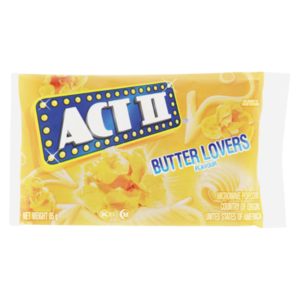 Act Ii Popcorn Butter Lovers 85G
