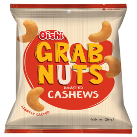 Oishi Grab Nuts Cashews 30G