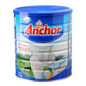 Anchor Full Cream Powdered Milk Plain 2.5Kg