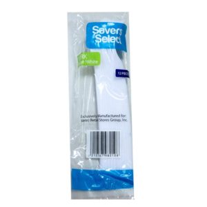 Savers Select Fork Large White 12Pcs