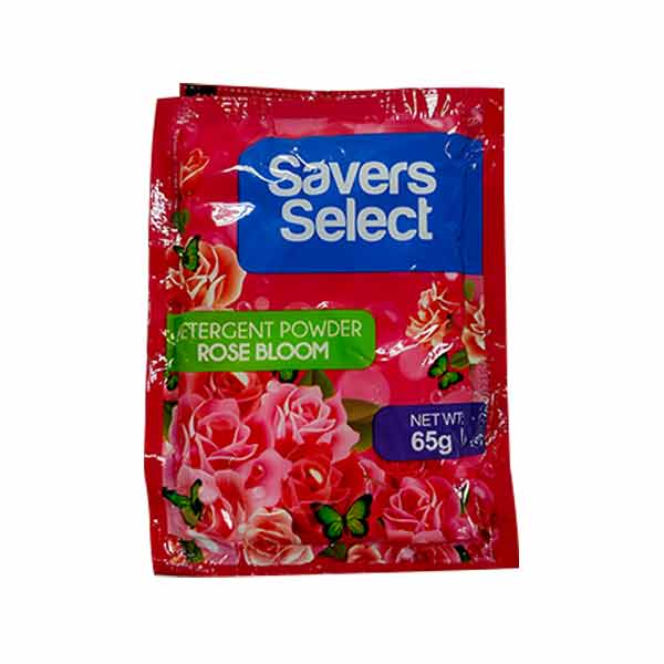 Savers Select Detergent Powder Rose Bloom 65G