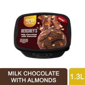 Selecta Hershey'S Milk Chocolate With Almonds 1.3L