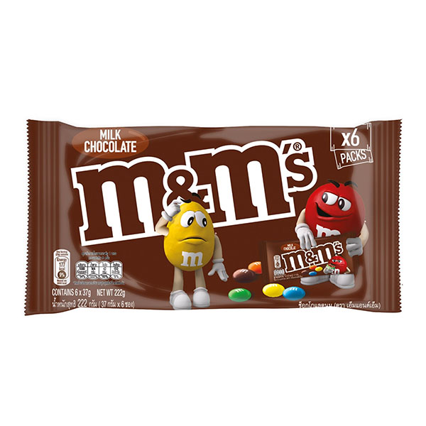 M & M Milk Chocolate 6 Packs 222g – Metro Mandaluyong – Supermarket