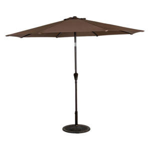Patio Umbrella 2.7M W/Tilt Alum Pole Iron Rin & Parasole Pole 180G Poly Cover