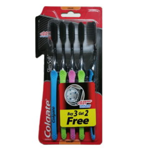 Colgate Slim Soft Charcoal 3Plus2 Toothbrush