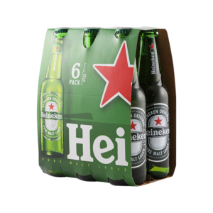 Heineken Beer Bottle 6Pcs 330Ml