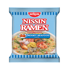 Nissin Ramen Instant Noodles Creamy Seafood 63G
