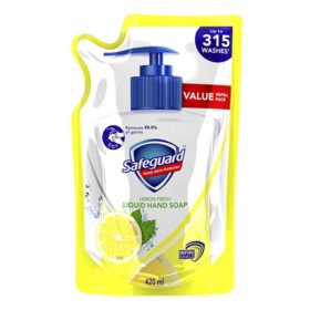 Safeguard Lemon Fresh Liquid Hand Soap Refill 420Ml