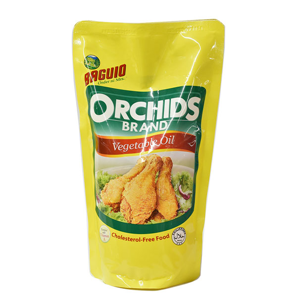 Orchids Vegetable Oil Stand Up Pouch 900Ml