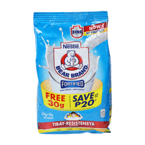 Bear Brand Fortified Powdered Milk Drink Pack 320G + 30G