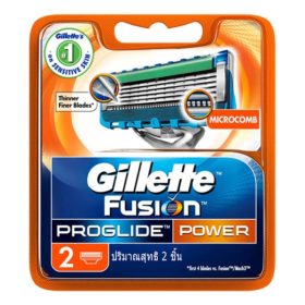 Gillette Fusion Proglide Power Razor Cartridge 2Pcs