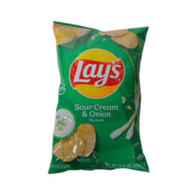 Lay'S Sour Cream And Onion 6.5Oz