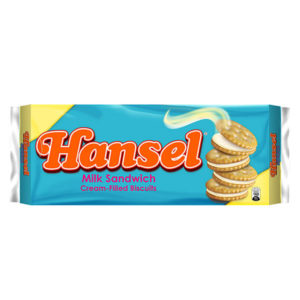 Hansel Milk Sandwich 10Pcs 30G