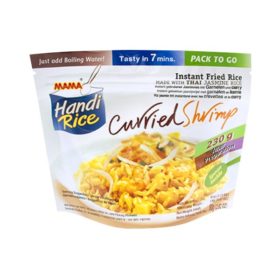 Mama Instant Fried Rice Curried Shrimp 12/80g