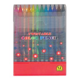 Color Pencil Twistable 12Col Dong-A  - Each