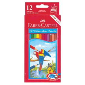 Faber-Castell Watercolour Pencils 12 Colors Long