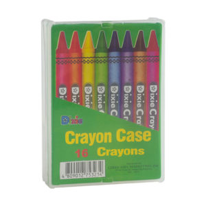Crayon Case 16 Clr Dixie - Each 167C