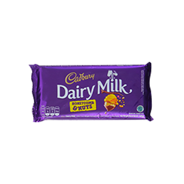 Cadbury Dairy Milk Honeycomb And Nuts 165G