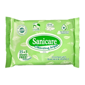 Sanicare Cleansing Wipes 40Sheets