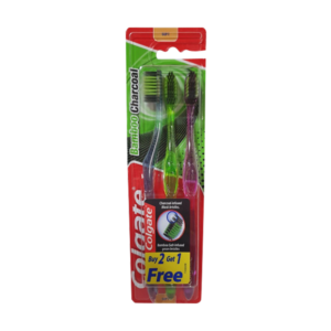Colgate Bamboo Charcoal Toothbrush 2Plus1