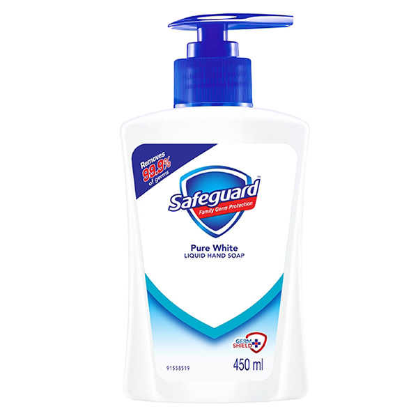 Safeguard White Liquid Hand Soap 450Ml