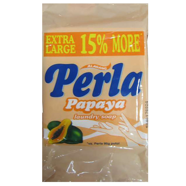 Perla Papaya Laundry Soap Bar 110G