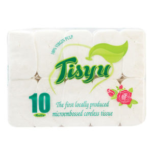 Tisyu Coreless Bathroom Tissue 10Rolls