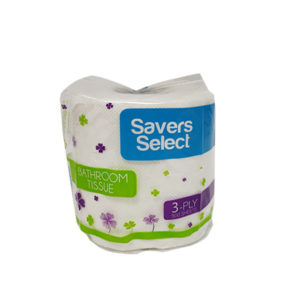 Savers Select Bathroom Tissue 3 Ply 500 Sheets 1Pc