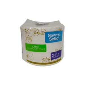 Savers Select Bathroom Tissue 3 Ply 1000 Sheets Jumbo 1Pc
