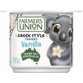 Farmers Union Greek Style Yogurt Vanilla 90g
