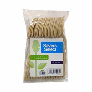 Savers Select Biodegradable Spoon 25Pcs