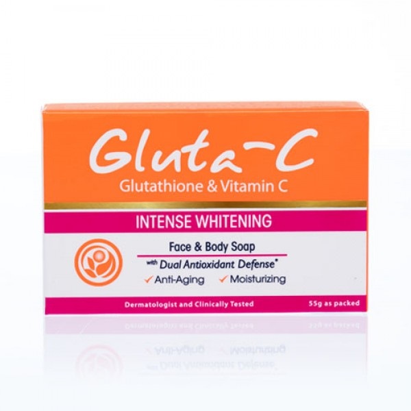 Gluta-C Intense Whitening Face And Body Soap 120G 2Pcs